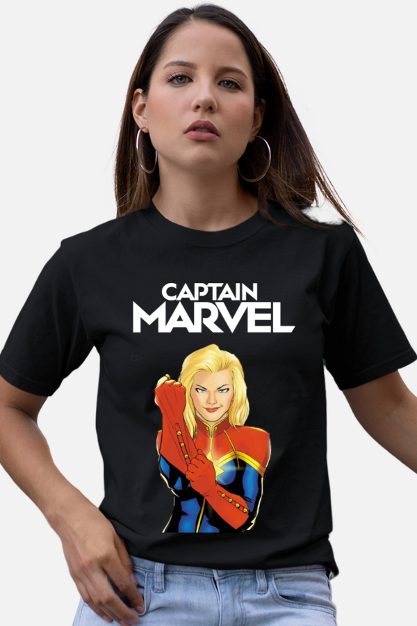 Captain Marvel Fan Art T-shirt for Women in multi colors Marvel