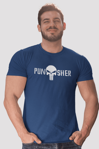 The Punisher Skull vector unisex Tshirt, The Punisher Superhero Unisex tee,Skull logo unisex Tshirt, MCU merch,Merchkart
