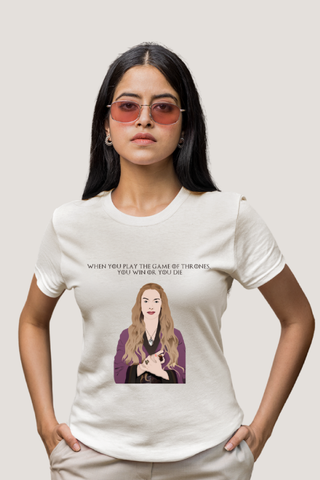 Game of Thrones T-shirt White - Cersei Quote - Merchkart