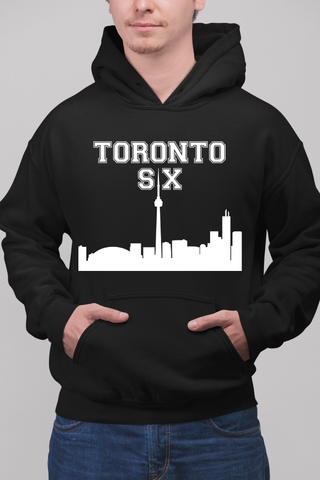 Toronto Canada Symbol Unisex Pullover | The Six | Toronto Skyline Sweatshirt Hoodie | Merchkart