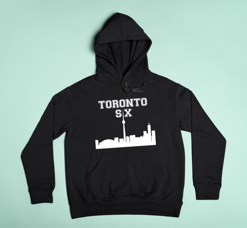 Toronto Canada Symbol Unisex Pullover | The Six | Toronto Skyline Sweatshirt Hoodie | Merchkart