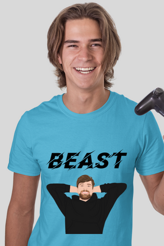 Mr Beast Jimmy Fan Art white Unisex T-shirt | Most Famous Youtuber Tshirt | MrBeast merch | Youtube influencer merch | Merchkart