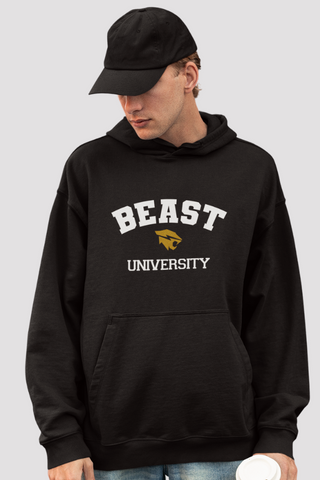 MrBeast University fan Unisex black hoodie and pullover, Most Famous YouTuber hoodie, MrBeast merch, Youtube influencer merch | Merchkart