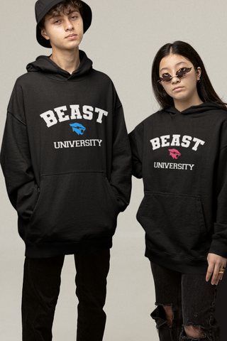 MrBeast University fan Unisex black hoodie and pullover, Most Famous YouTuber hoodie, MrBeast merch, Youtube influencer merch | Merchkart