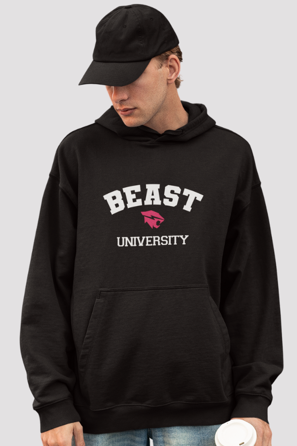 MrBeast University fan Unisex black hoodie and pullover, Most Famous YouTuber hoodie, MrBeast merch, Youtube influencer merch | Merchkart