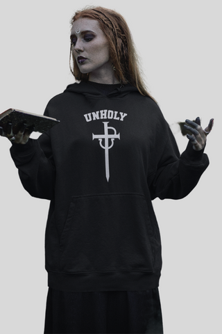 Unholy Symbol - Unholy phrase custom hoodie, sam smith unholy, sword logo hoodie | Merchkart